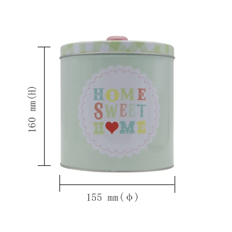 Knob Tea Tin