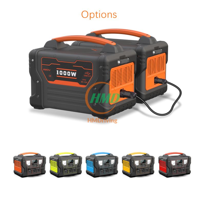 1000W 700W 2-way Quick Charge Waterproof & Dustproof Portable Power Station