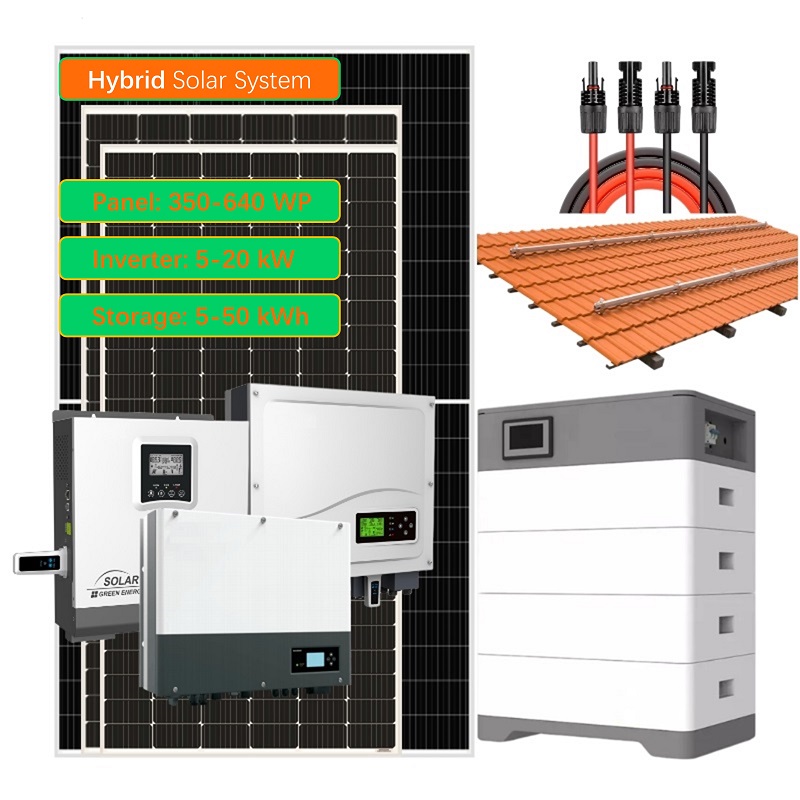 5kW to 20kW Hybrid Solar Power System