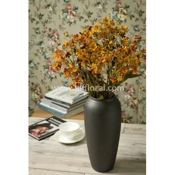 Artificial Flower, Home Deco, 72cm Daphne Spray x3/ Dry Color