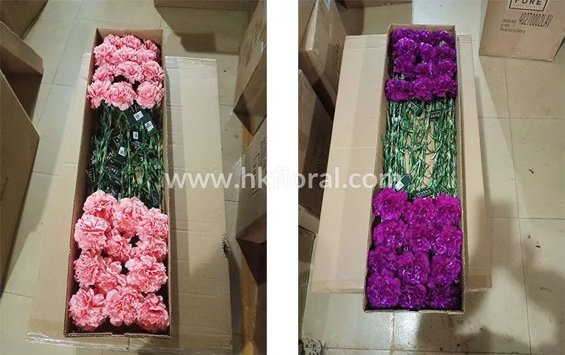 Artificial Flower, Home Deco, 69cm Carnation Spray