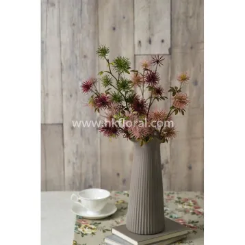 Artificial Flower for Home Deco, 53cm Mini Xanthium Spray x6/ Dry Color