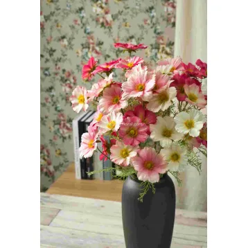 Artificial Flower Cosmo Spray x 6