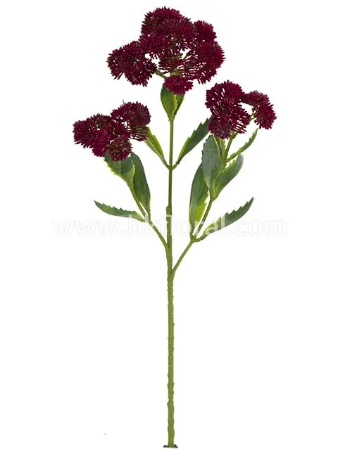 Artificial flower,48CM Sedum Spray x 3