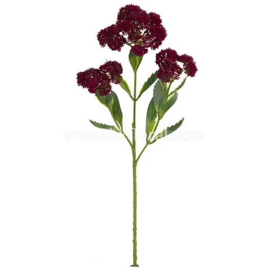 Artificial flower,48CM Sedum Spray x 3