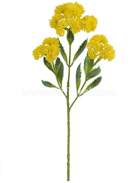 Artificial flower,48CM Sedum Spray x 3