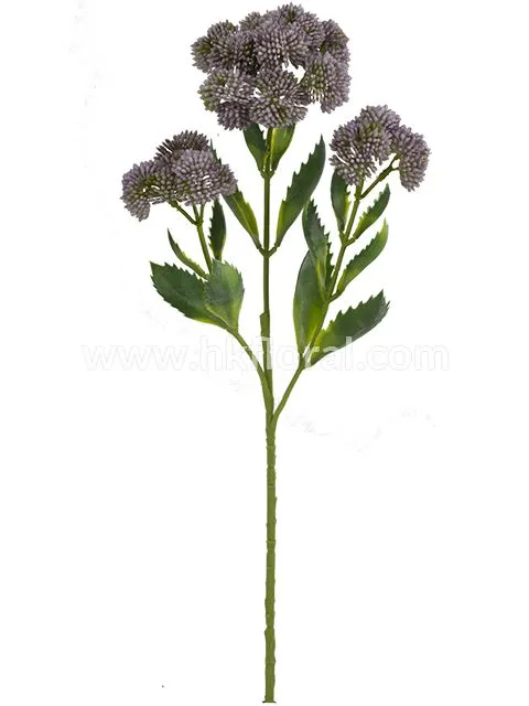 Artificial flower,48CM Sedum Spray x 3