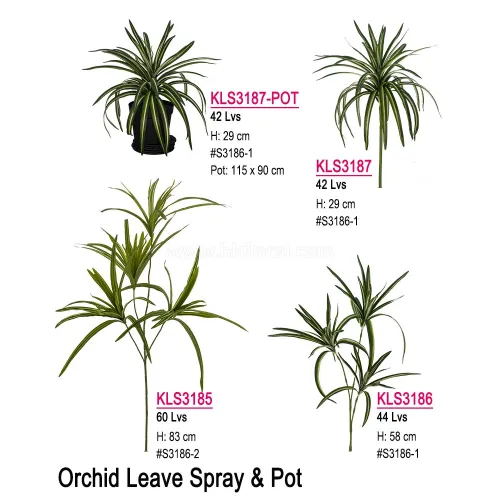 Artificial LEAF, Orchid Leave Spray(3 SIZES)