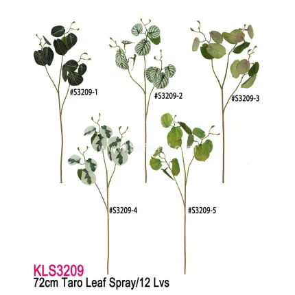 Artificial LEAF, 72cm Taro Leaf Spray/12 Lvs