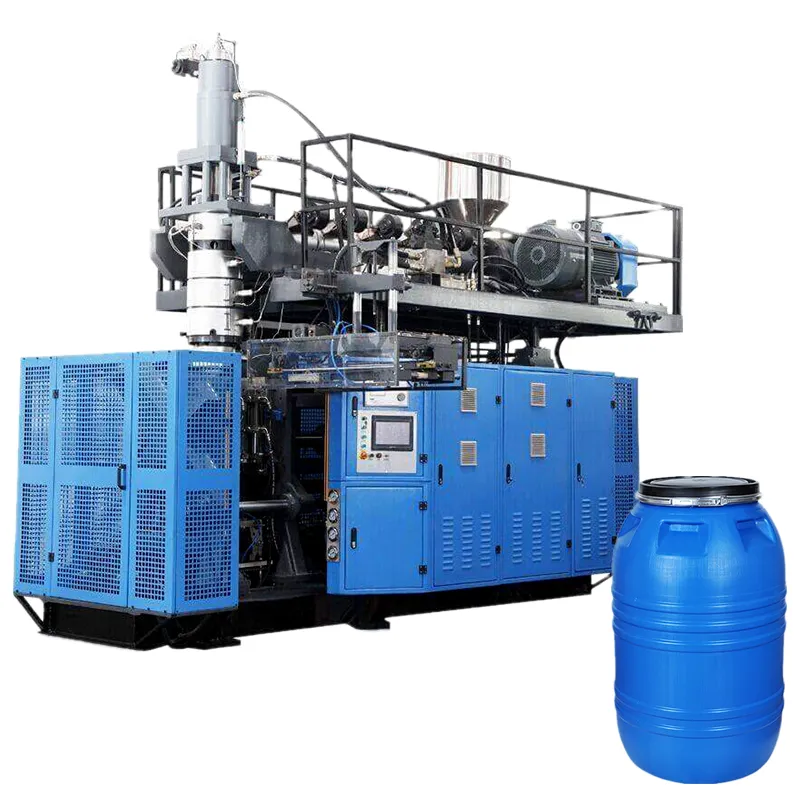220L Chemical Plastic Open Barrel Drum Extrusion Blow Molding Machine