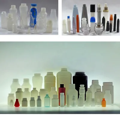 Máquina de moldagem por sopro de frascos de remédios de plástico
