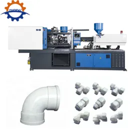 Máquina de moldagem por injeção de plástico para fabricação de acessórios para tubos PPR de PVC personalizado