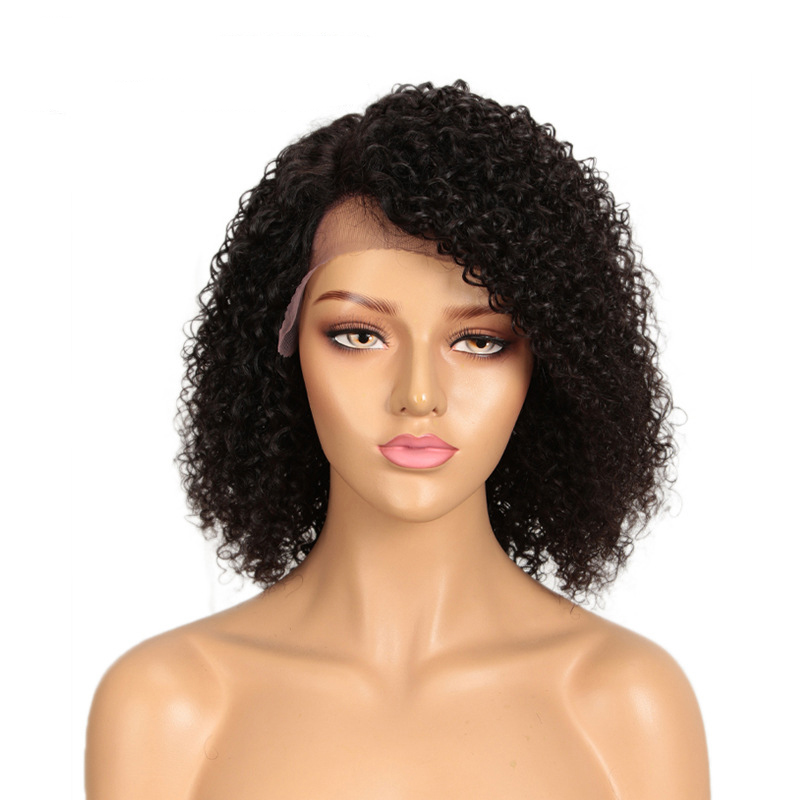 Kinky Curly Lace Front Human Hair Wigs