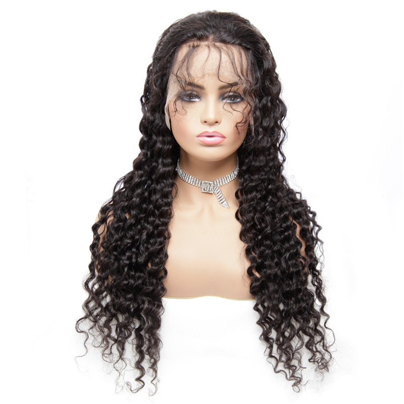 Deep curly 13*4 lace front wigs