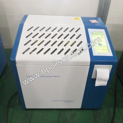 Color LCD 80KV Transformer Oil Breakdown Voltage Tester,ASTM D 877 Oil BDV Meter