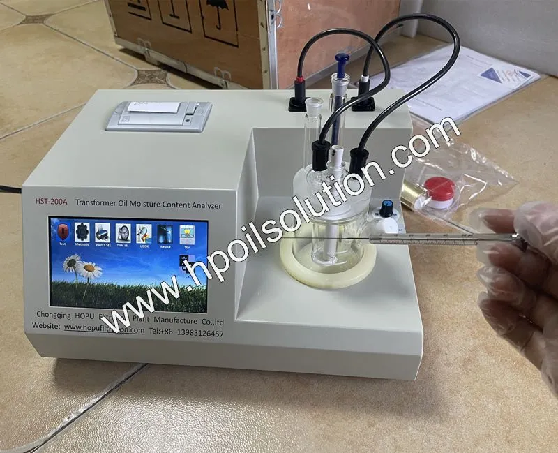 transformer oil trace moisture tester,oil water analyzer