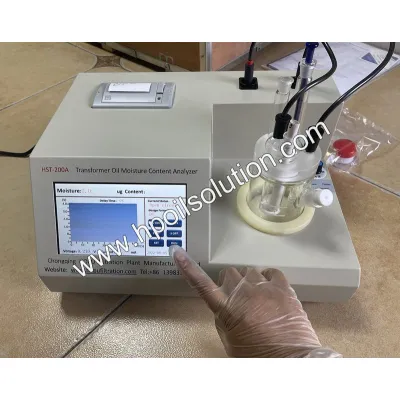 transformer oil trace moisture tester,oil water analyzer