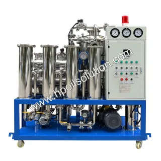 EHC system fire-resistant hydraulic oil purifier, Stainless Steel oil regeneration machine