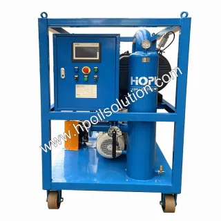 Two Stages Transformer Evacuation System with Rotary Vane Vacuum Pump and Booster Roots Pump