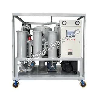 PLC Fully Automatic Double Vacuum Transformer Oil Purification Plant