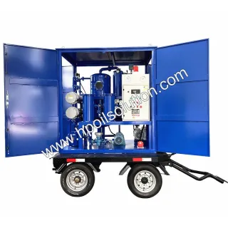 Mobile Trailer and Enclosed Type Transfomer Oil Filtration Plant