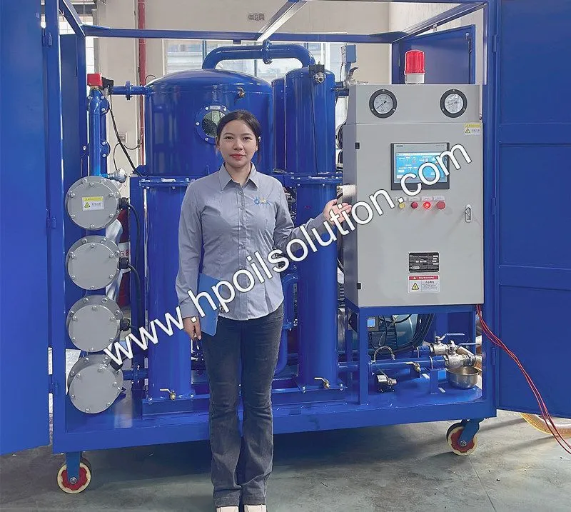 Enclosed Fully Automatic Insulation Dielectric Oil Purification Machine