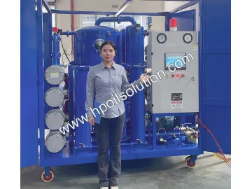 Fully Automatic PLC Vacuum Transformer Oil Filtration Machine