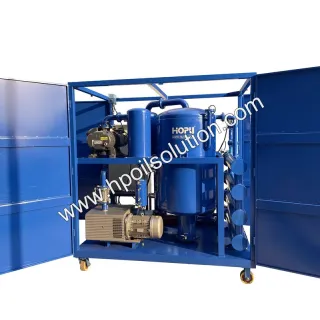 Machine de purification d'huile diélectrique d'isolation entièrement automatique incluse