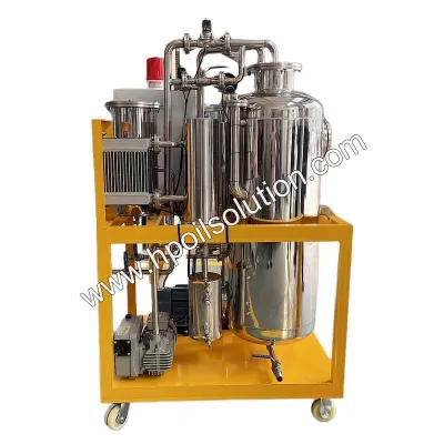 Portable Cooking Oil Recycling Unit, Stainless Steel Oil Purifier