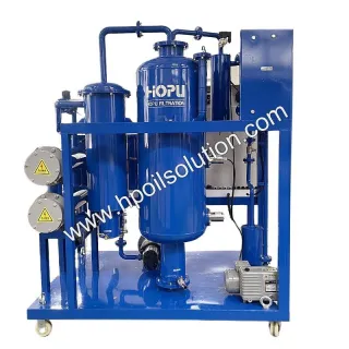 Lube Oil Metal Particles Filtration and Purification Machine
