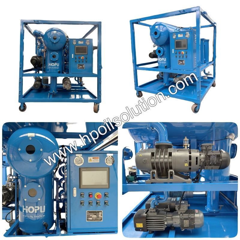 2025 newly launched horizontal vacuum transformer oil filtration machine