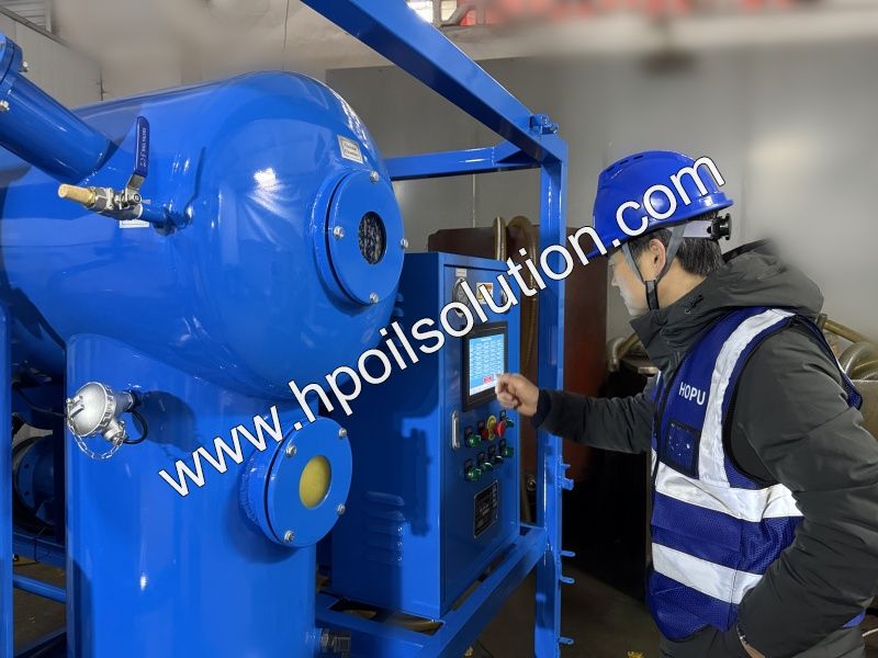 2025 newly launched horizontal vacuum transformer oil filtration machine