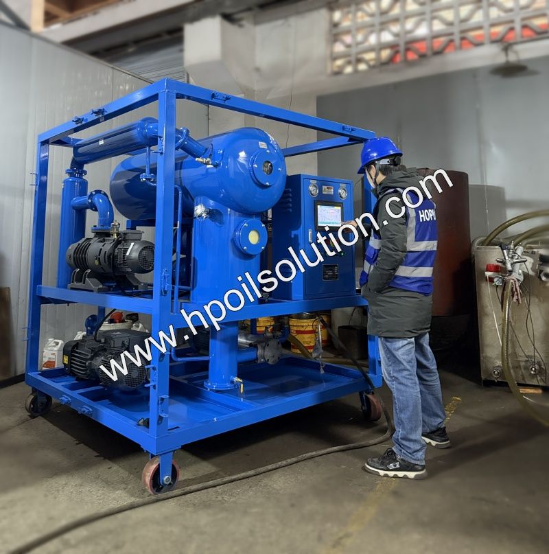 2025 newly launched horizontal vacuum transformer oil filtration machine