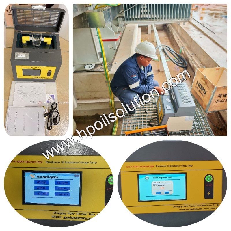Site Working Transformer Oil Breakdown Voltage Tester