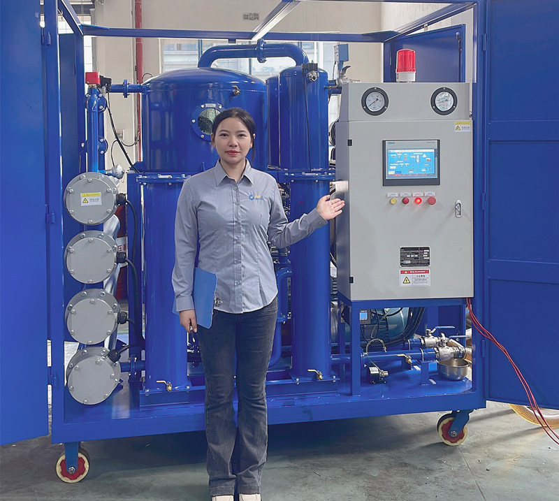 Enclosed Fully Automatic Insulation Dielectric Oil Purification Machine