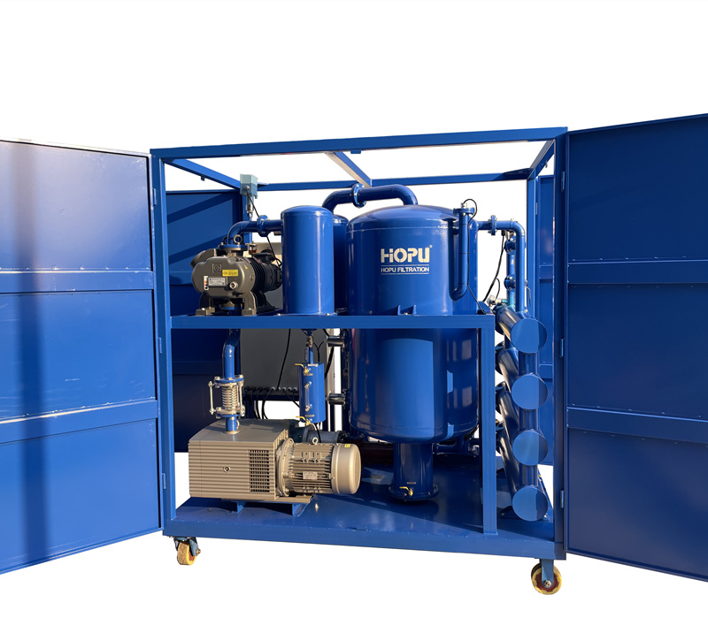 Enclosed Fully Automatic Insulation Dielectric Oil Purification Machine