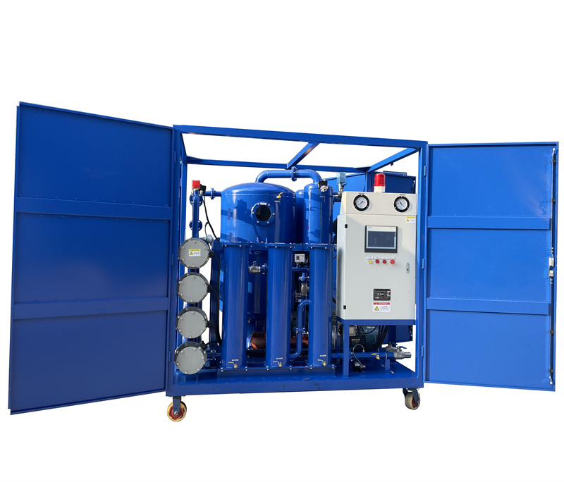 Enclosed Fully Automatic Insulation Dielectric Oil Purification Machine