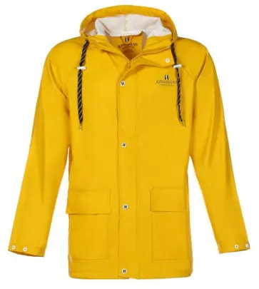 Men's Rain Jacket in Yellow Color