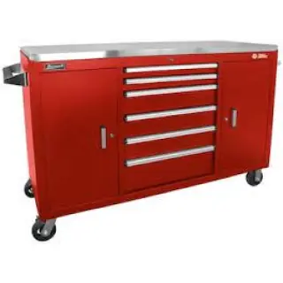 steel is the most widely used material to build toolboxes. Steel is harder than aluminum, which makes steel toolboxes suitable for people who work in rugged conditions.
