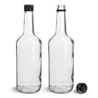 Glass Bottles, Clear Glass Liquor Bottles
