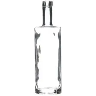 375 ml Glass Oval Liquor Bottle