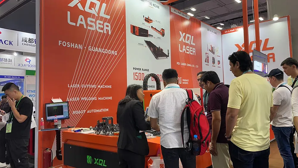 Laser equipment, intelligent future! XQL Laser appeared in the autumn 2023 Canton Fair