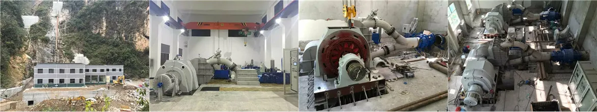 Nouvelle turbine Pelton de la centrale hydroélectrique Ren Pinghe II