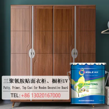 Putty, Primer, Top Coat for Wooden Decorative Board