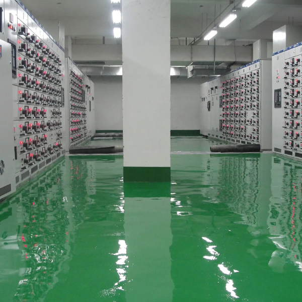 Epoxy resin anti-static floor coating