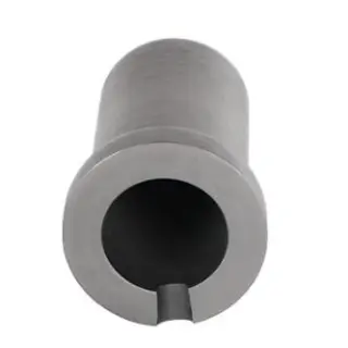 The crucible is made from high quality graphite which makes the graphite crucible to have a good thermal conductivity, resistant to acidity and alkalinity and a high temperature resistance, therefore, ensuring quality of products.