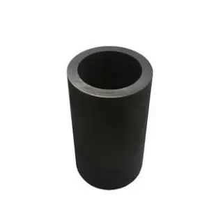 This is a High purity graphite crucible for induction heating and metal melting, Machined graphite crucible.