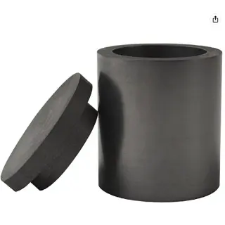 The graphite crucible has good thermal stability, suitable for emergency heat or cold usage condition. Excellent corrosion resistance, impact resistance, acid resistance and alkali resistance. The graphite crucible has good thermal conductivity properties