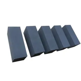 Medium-grain Graphite Block is produced by Vibration Molding, the particle size of medium grain graphite raw materials is 0.2mm, 0.4mm, 0.8mm, 2mm, 4mm, etc. Graphite block has the characteristics of high bulk density, low resistivity, oxidation resistanc