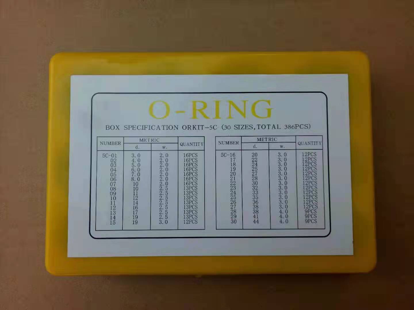 O ring Kit NBR70 oring searies Box Repair seal O-Ring 30 sizes  oring kit set excavator